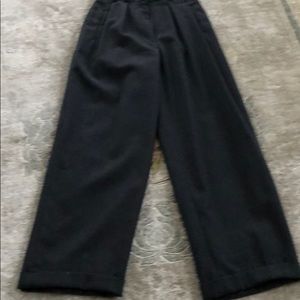 Eddie Bauer gray wool lined pants w/ side pockets